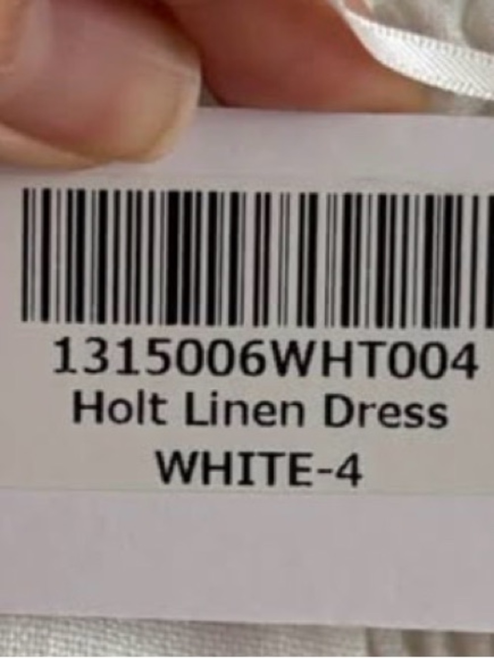 Reformation Holy Linen Dress White - Picture 5 of 5